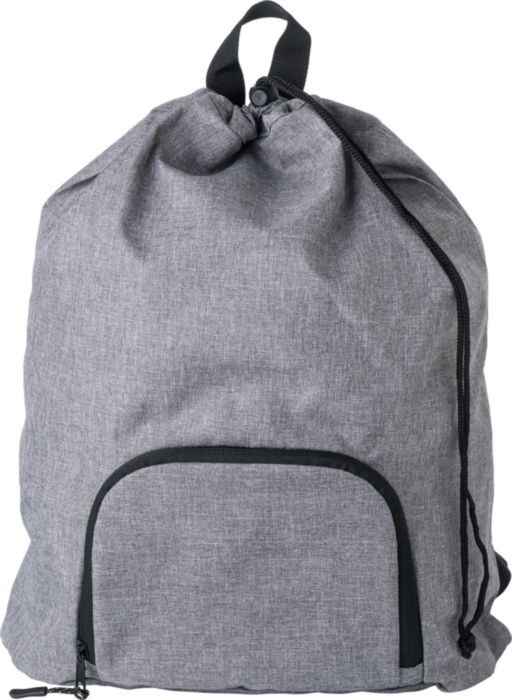 300D Zweifarbiger faltbarer Rucksack mit Kordelzug Camilla