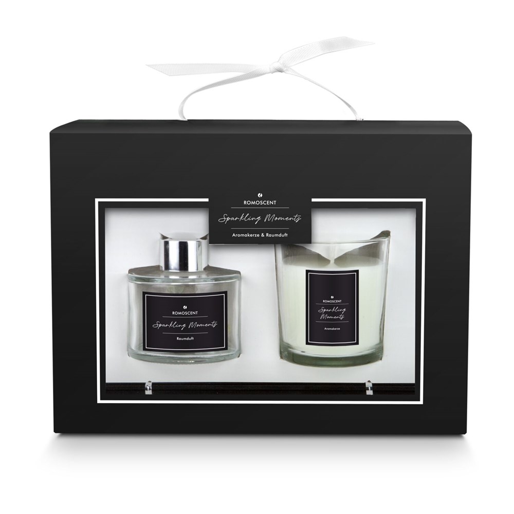 ROMOSCENT® Aroma-Set Sparkling Moments, Raumduft & Aromakerze