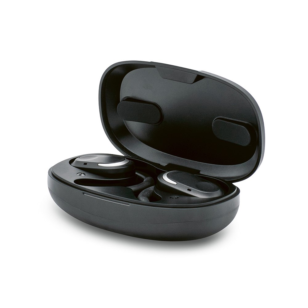 Aerotunes Earbuds recy. ABS 750 mAh  - Schwarz