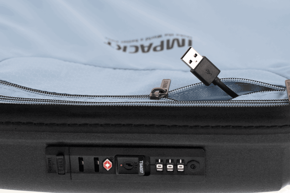 IMPACKT IP1 4w Trolley S m.USB Port, Iron grey