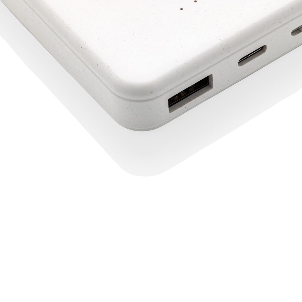 5.000mAh 5W Wireless Powerbank aus RCS recyceltem Kunststoff