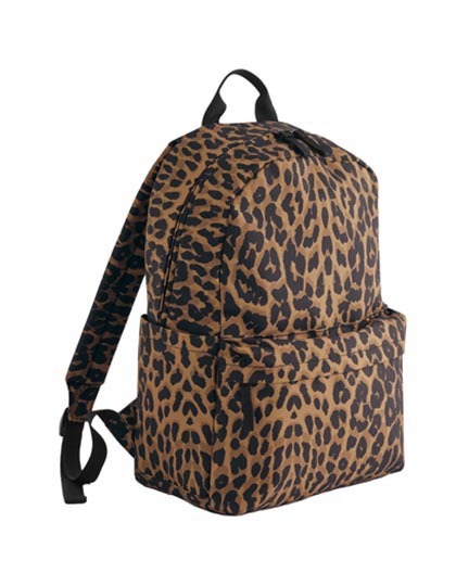 BagBase - Leopard Print Backpack