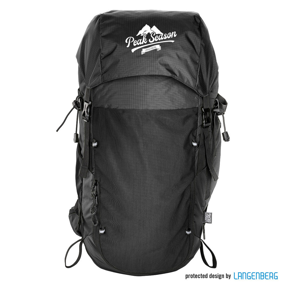 Wanderrucksack PEAK - schwarz