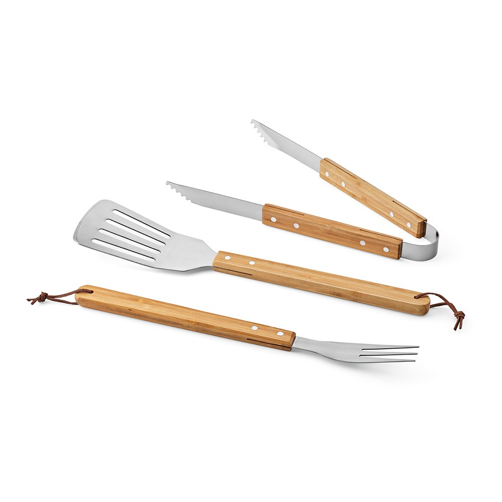 Turner Barbecue Set Bambus  - Natur