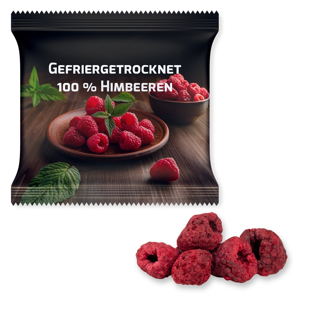 Gefriergetrocknete Himbeeren, ca. 15g, Maxi-XL-Tüte