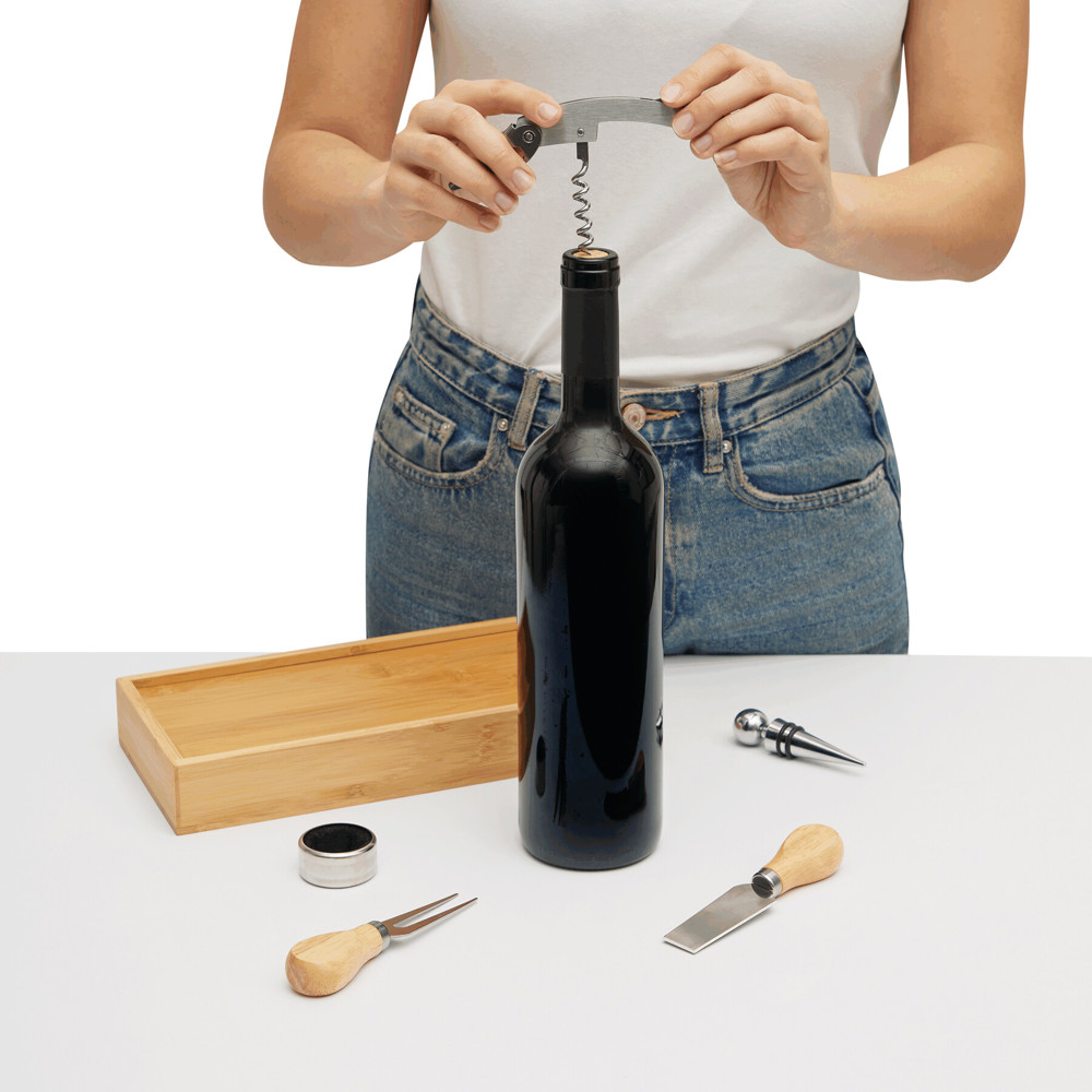 BAMBOO WINE - Wein- und Käseset
