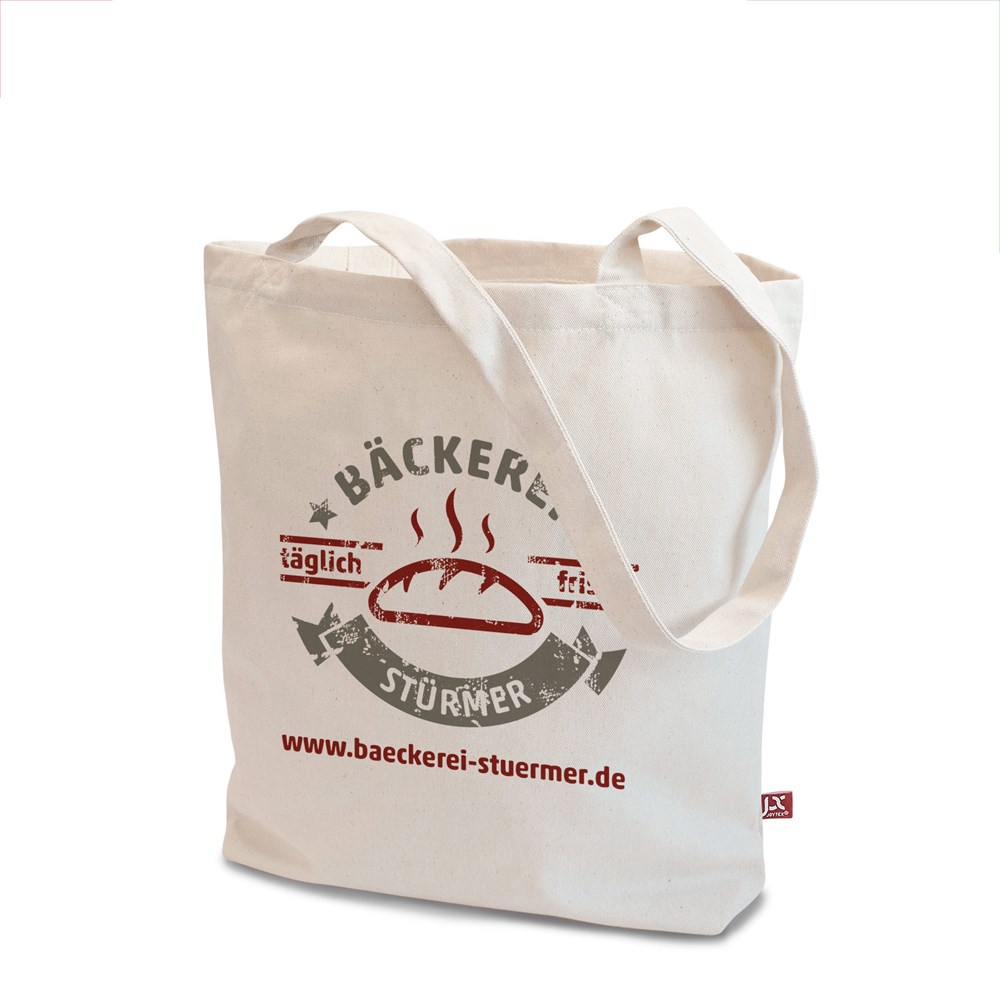 MELBOURNE - Schwere Baumwolltasche mit langen Henkeln