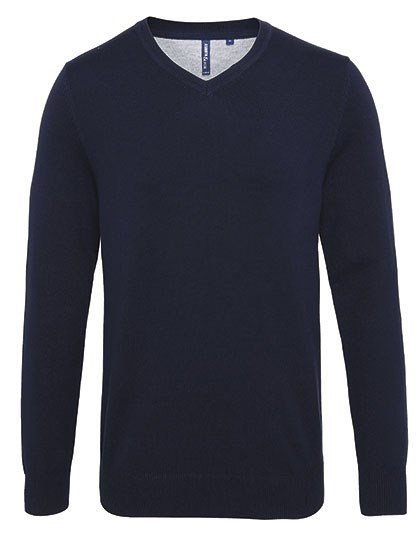 Asquith & Fox - Men´s Cotton Blend V Neck Sweater