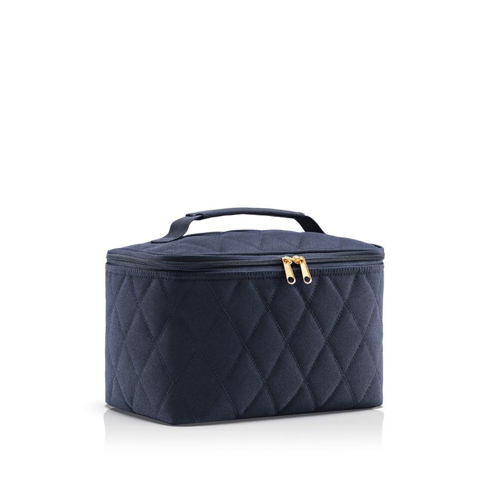 cosmetic case rhombus midnight gold