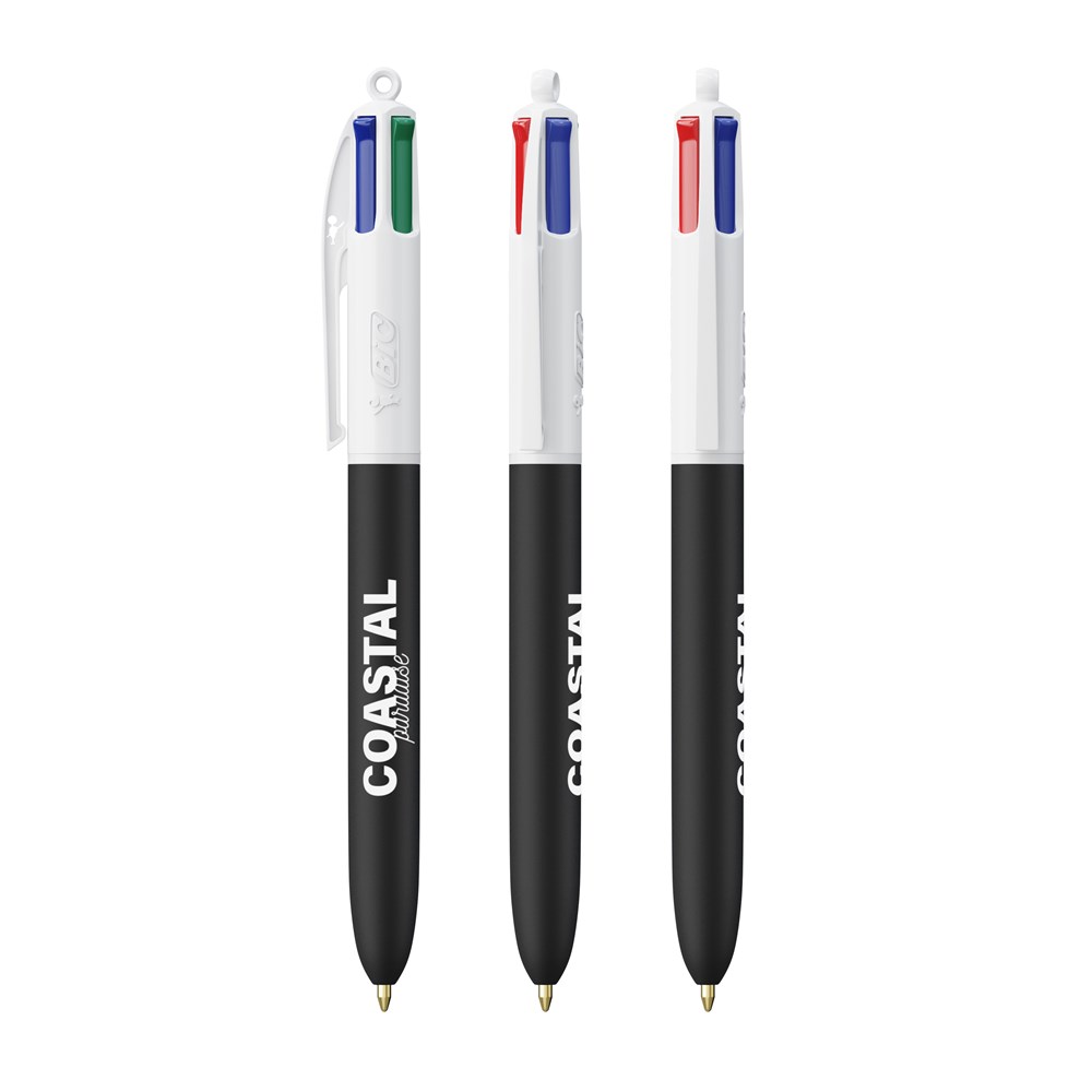 BIC® 4 Colours Soft with Lanyard