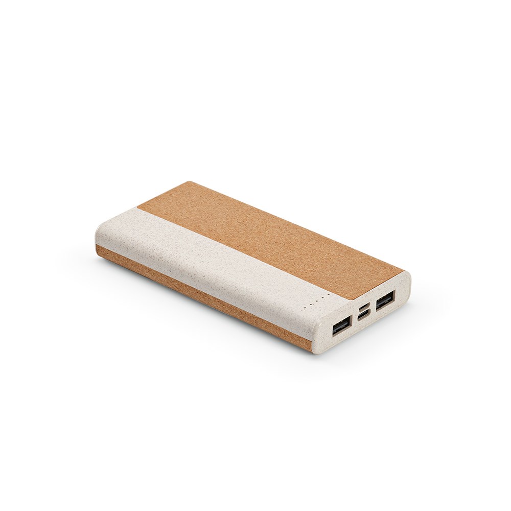 Archimedes Powerbank Batterie 10 000 mAh  - Natur