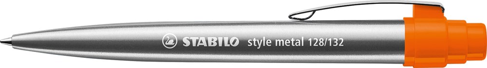 STABILO style metal Kugelschreiber, silber/orange