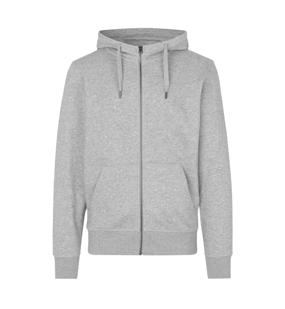 CORE Hoodie | Reißverschluss - Grau meliert (C-210)