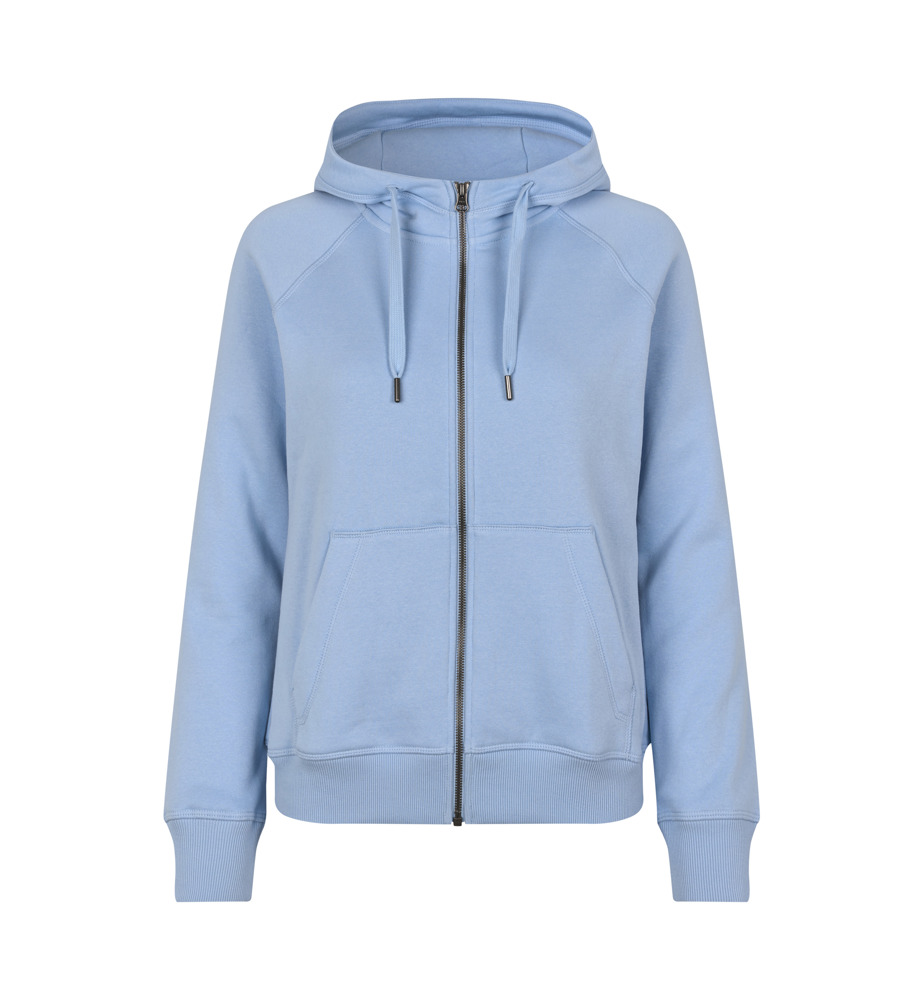 CORE Hoodie | Reißverschluss | Damen - Hellblau (C-700)