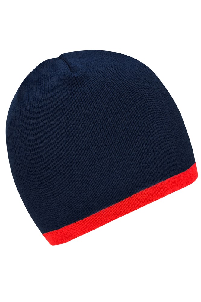 Beanie with Contrasting Border