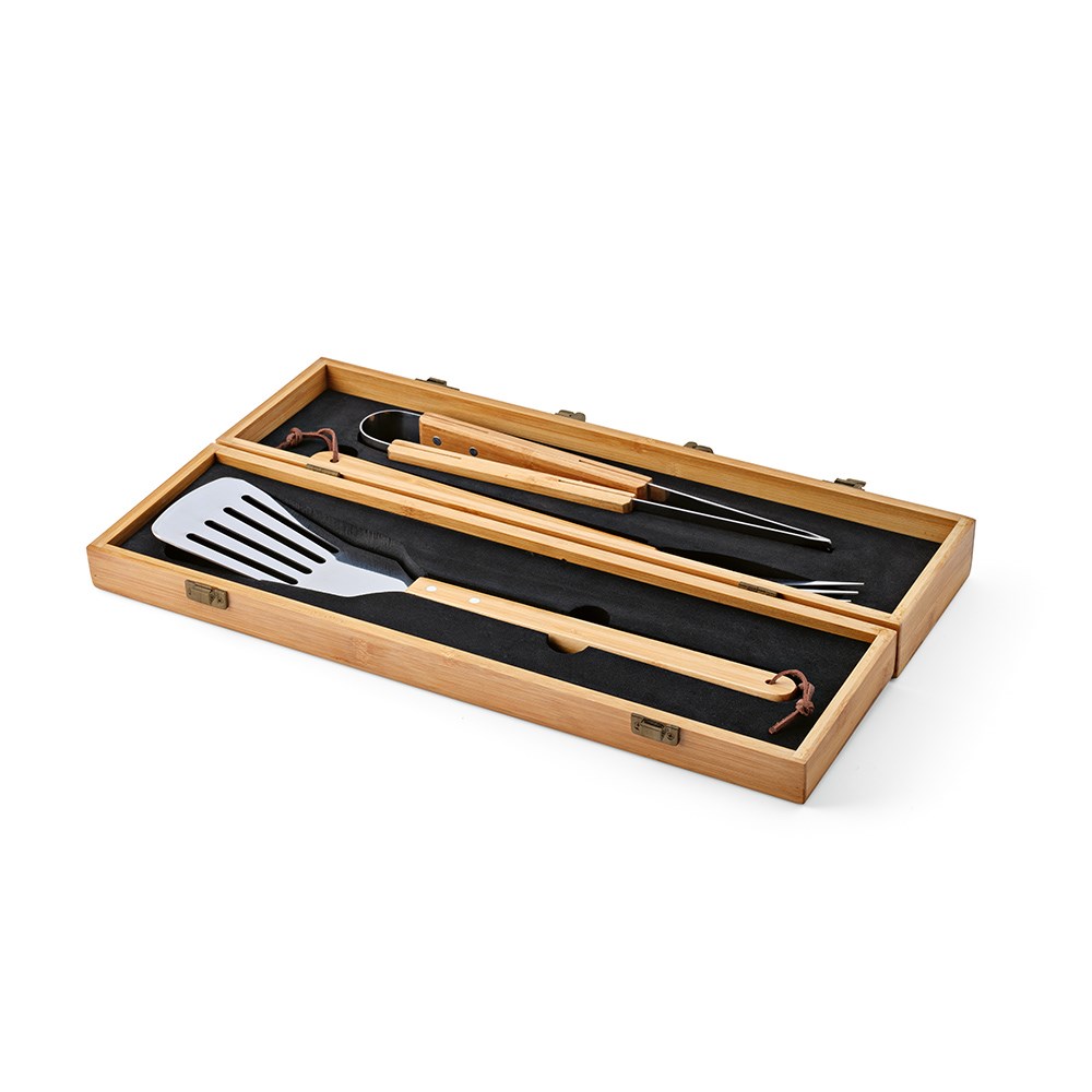 Turner Barbecue Set Bambus  - Natur