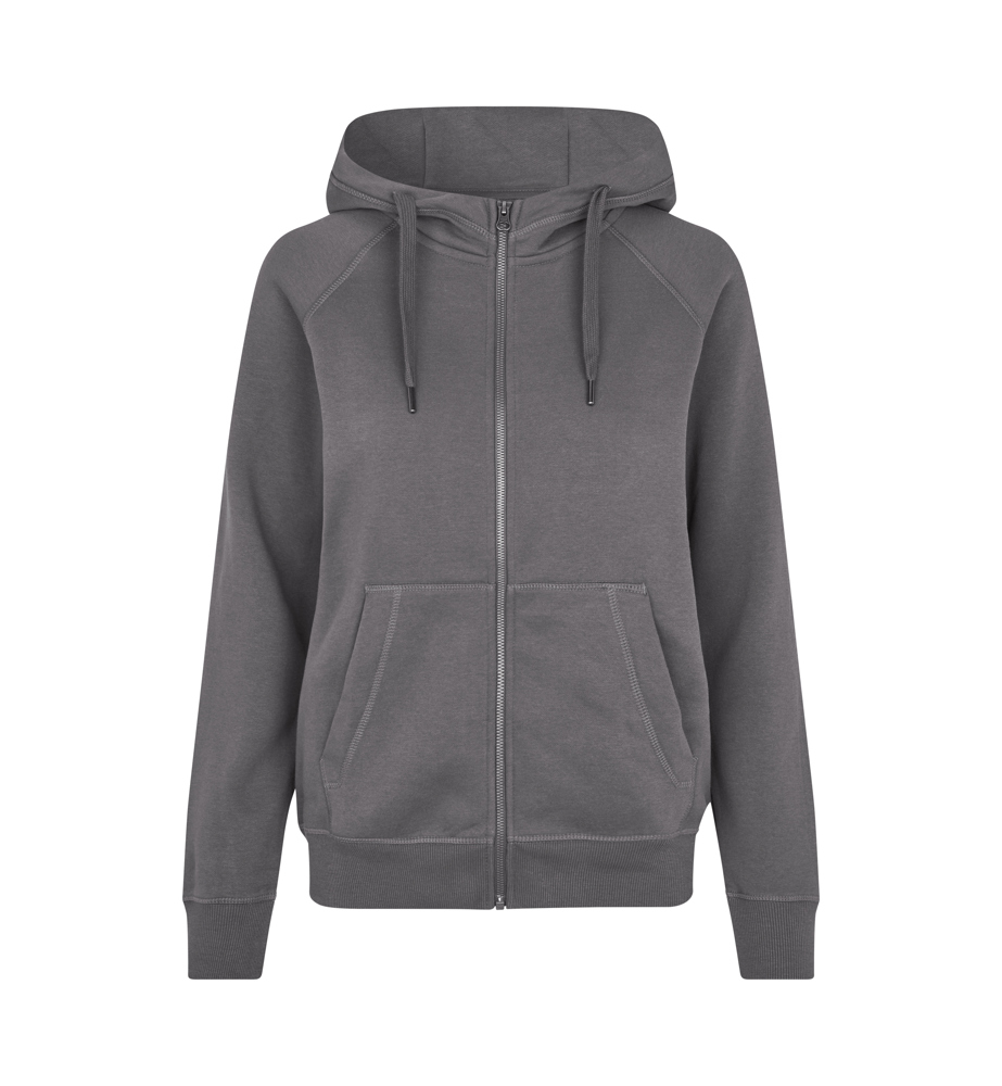 CORE Hoodie | Reißverschluss | Damen - Silver grey (C-265)