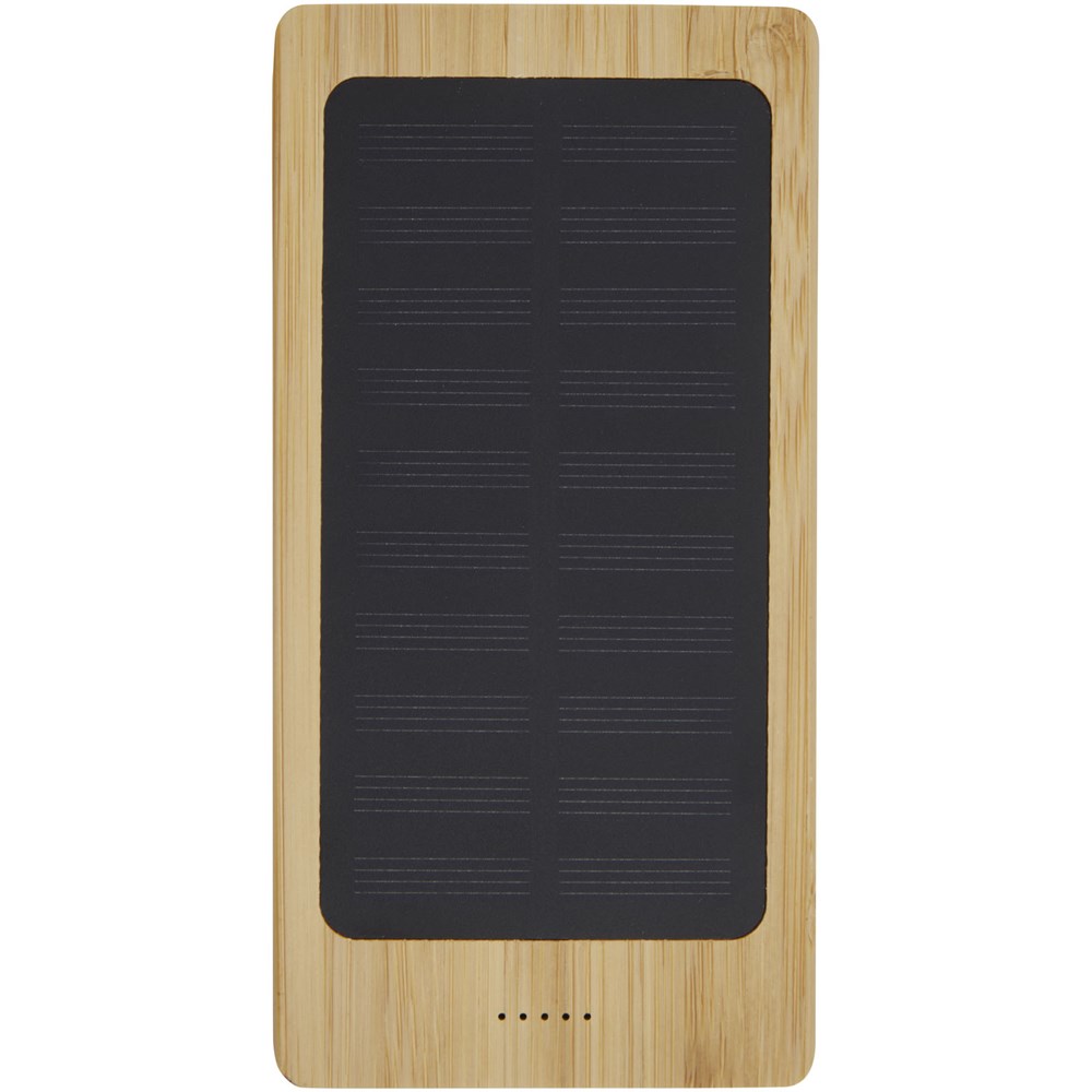 Alata 8000 mAh Bambus Solar-Powerbank