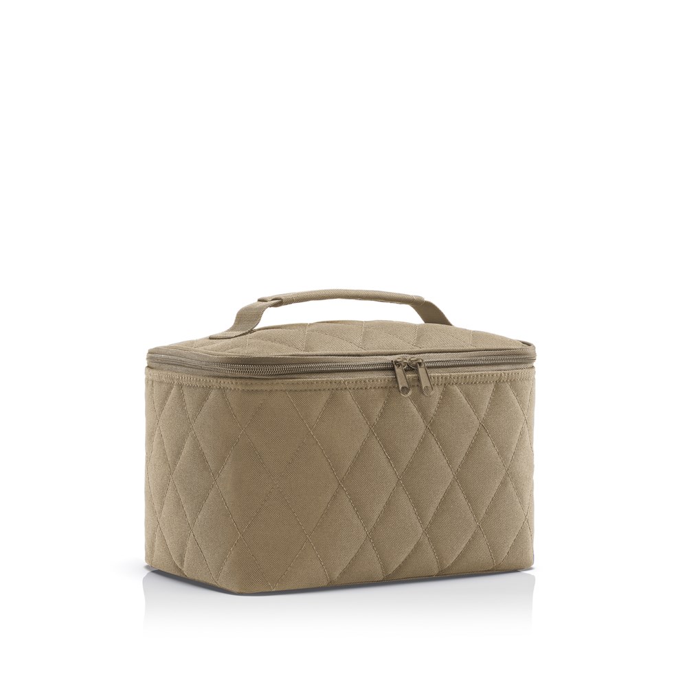 cosmetic case rhombus olive