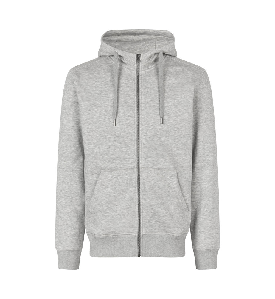 CORE Hoodie | Reißverschluss - Altgrau meliert (C-201)