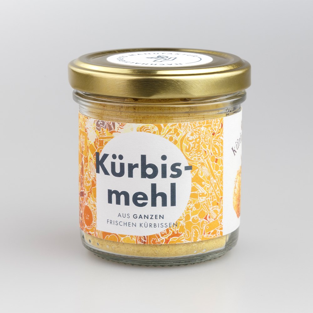 Kürbismehl 60 g im Glas